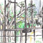 Jardins de l'Alcazar, vue depuis le palais