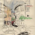 Au fond de la piazza