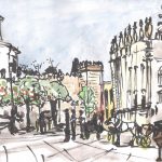 Devant la Cathédrâle