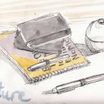 Carnets et stylo à plume