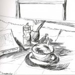 Pause café à Valparaiso