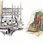 Marché à Loei, Thaïlande