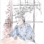 Un conducteur de train, qui nous emmène faire un tour de locomotive