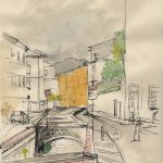 Marchant le long du Canal