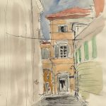 La Ruelle au mur jaune