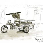 Objet roulant non identifié