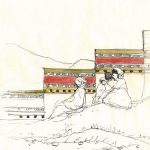 Pause le long du chemin