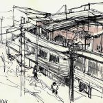 Vue de ma fenêtre sur le campus