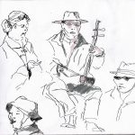 Musiciens au zoo de Kunming, 2