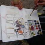 Cours de carnet de voyage dans Paris