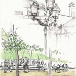 Lampadaire Place de la Bourse