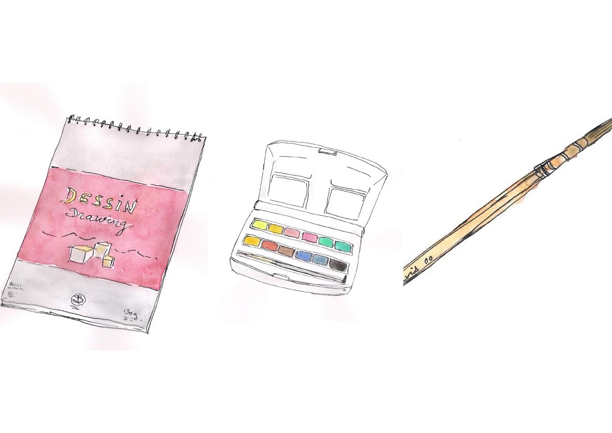 Pack_aquarelle Complete Watercolor Painting Kit - Image 1