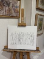 Artwork Commission - Acrylic Painting on Canvas, Size 8F (18 x 15 inches) – Image 14